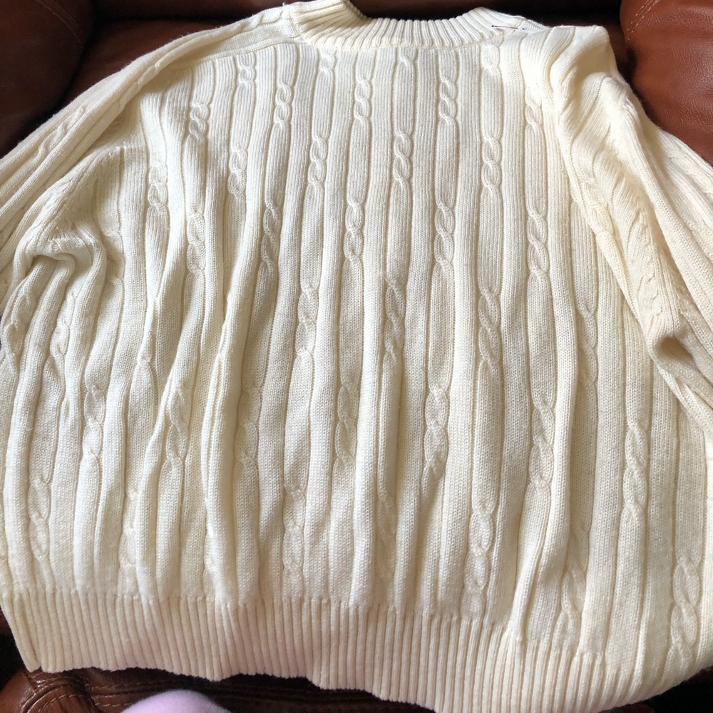 White crewneck